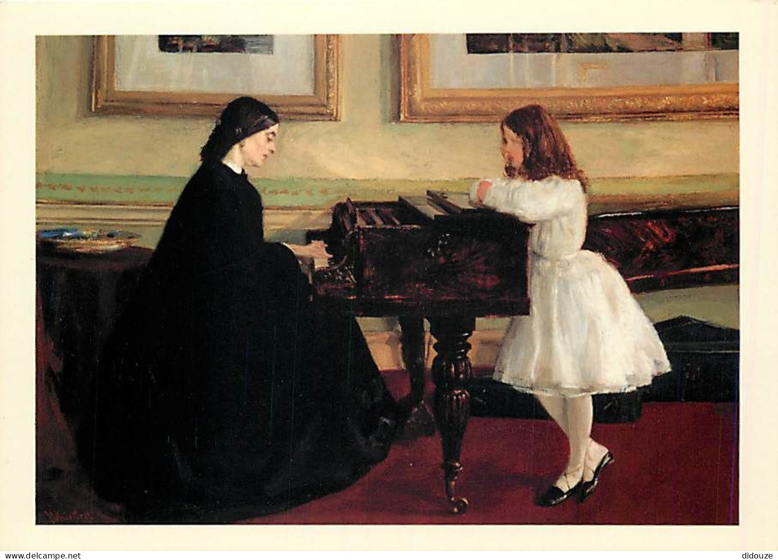 Art - Peinture - James McNeill Whistler - At The Piano, 1858-59 - Carte Neuve - CPM - Voir Scans Recto-Verso - Malerei & Gemälde