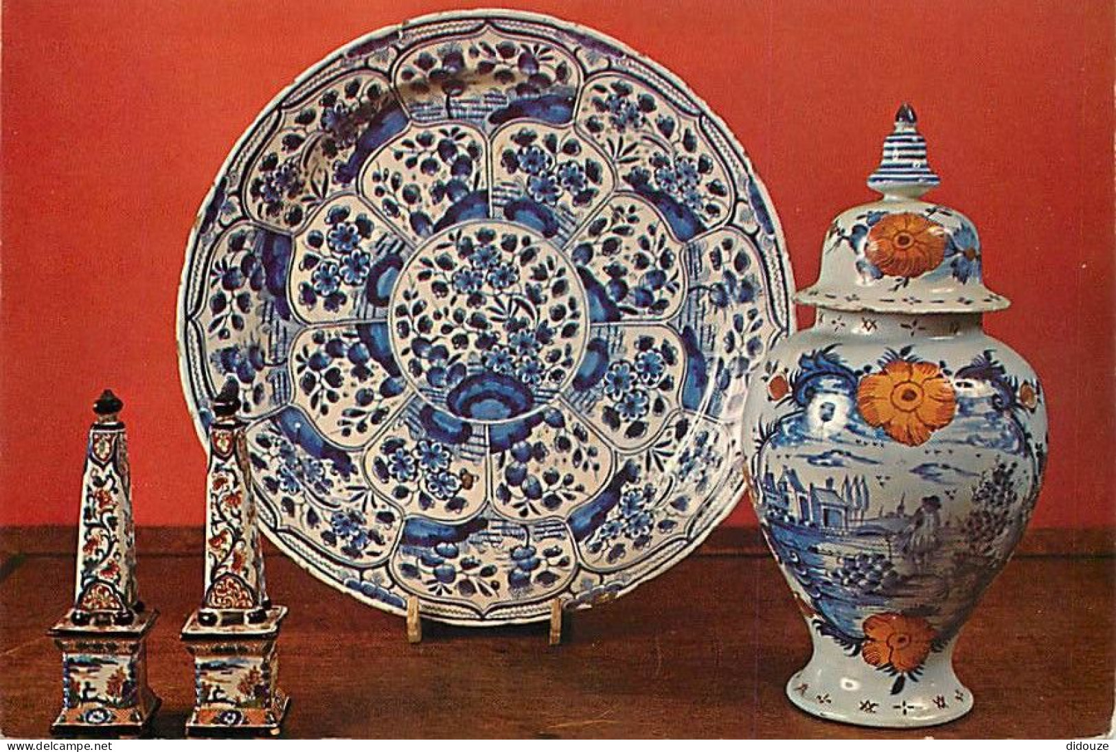 Art - Porcelaine - Antique Delft Pièces Of The 18th Century. - Collection De Porceleyne Fies - Carte Neuve - CPM - Voir  - Articles Of Virtu