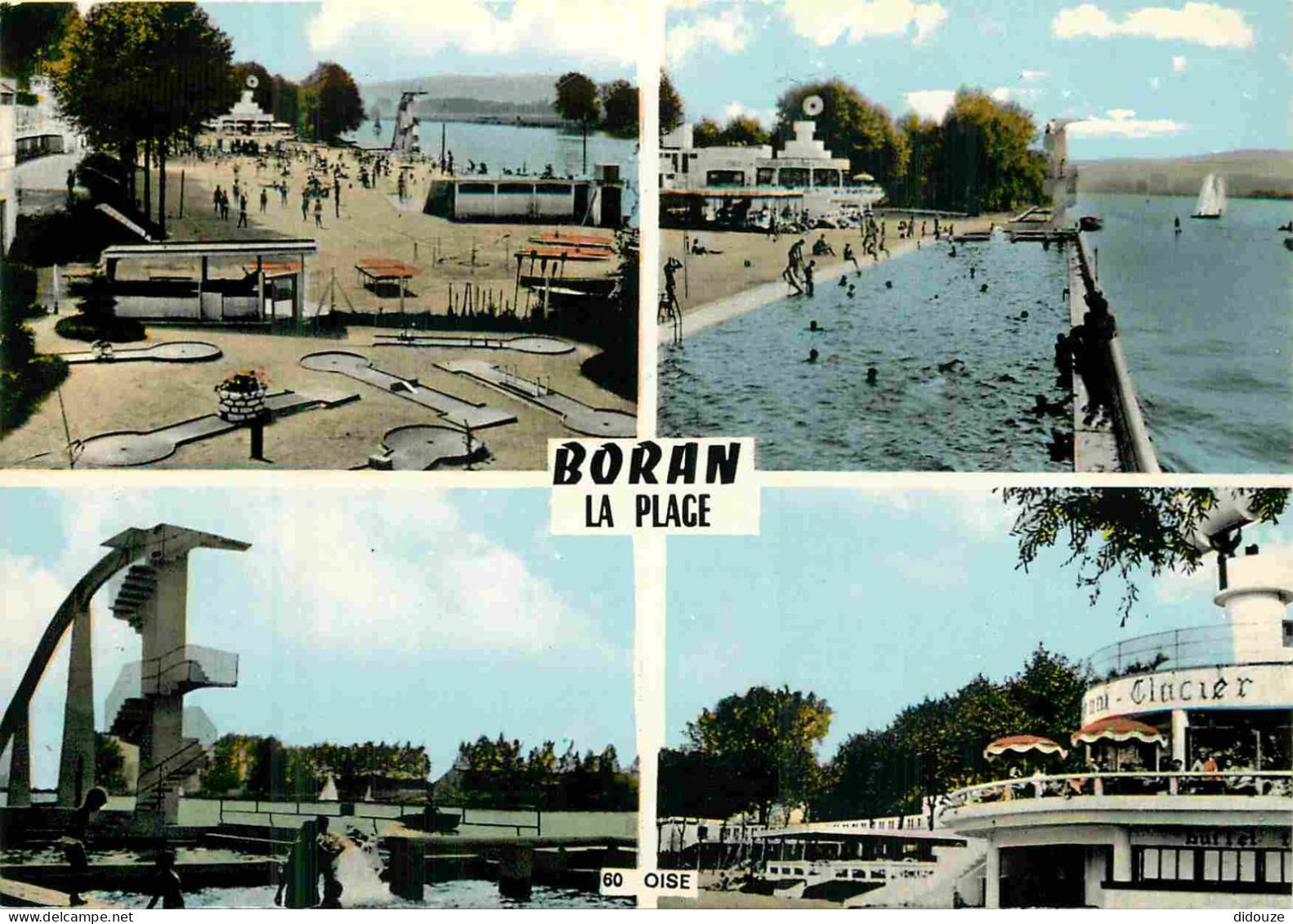 60 - Boran Sur Oise - La Plage - Multivues - CPM - Voir Scans Recto-Verso - Boran-sur-Oise