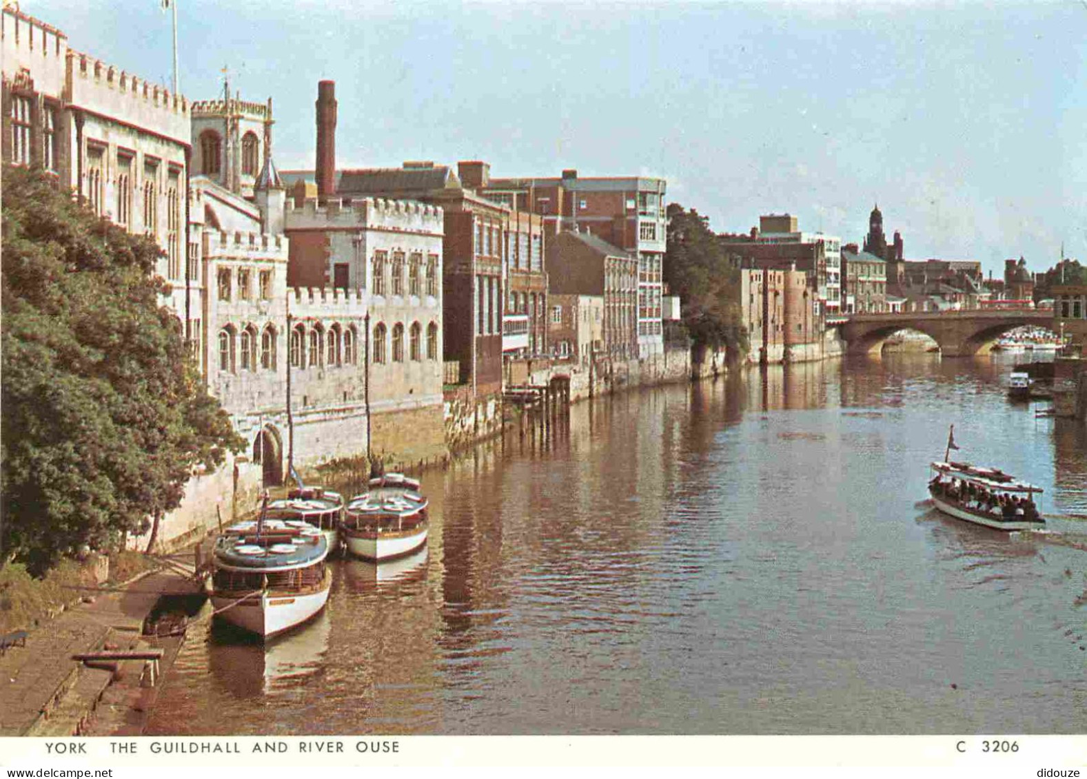 Angleterre - York - The Guildhall And River Ouse - Yorkshire - England - Royaume Uni - UK - United Kingdom - CPM - Carte - York