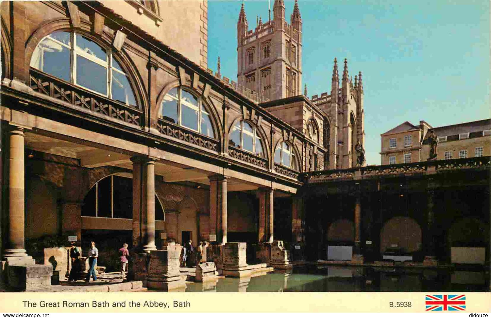 Angleterre - Bath - The Great Roman Bath And The Abbey - Somerset - England - Royaume Uni - UK - United Kingdom - CPM Fo - Bath