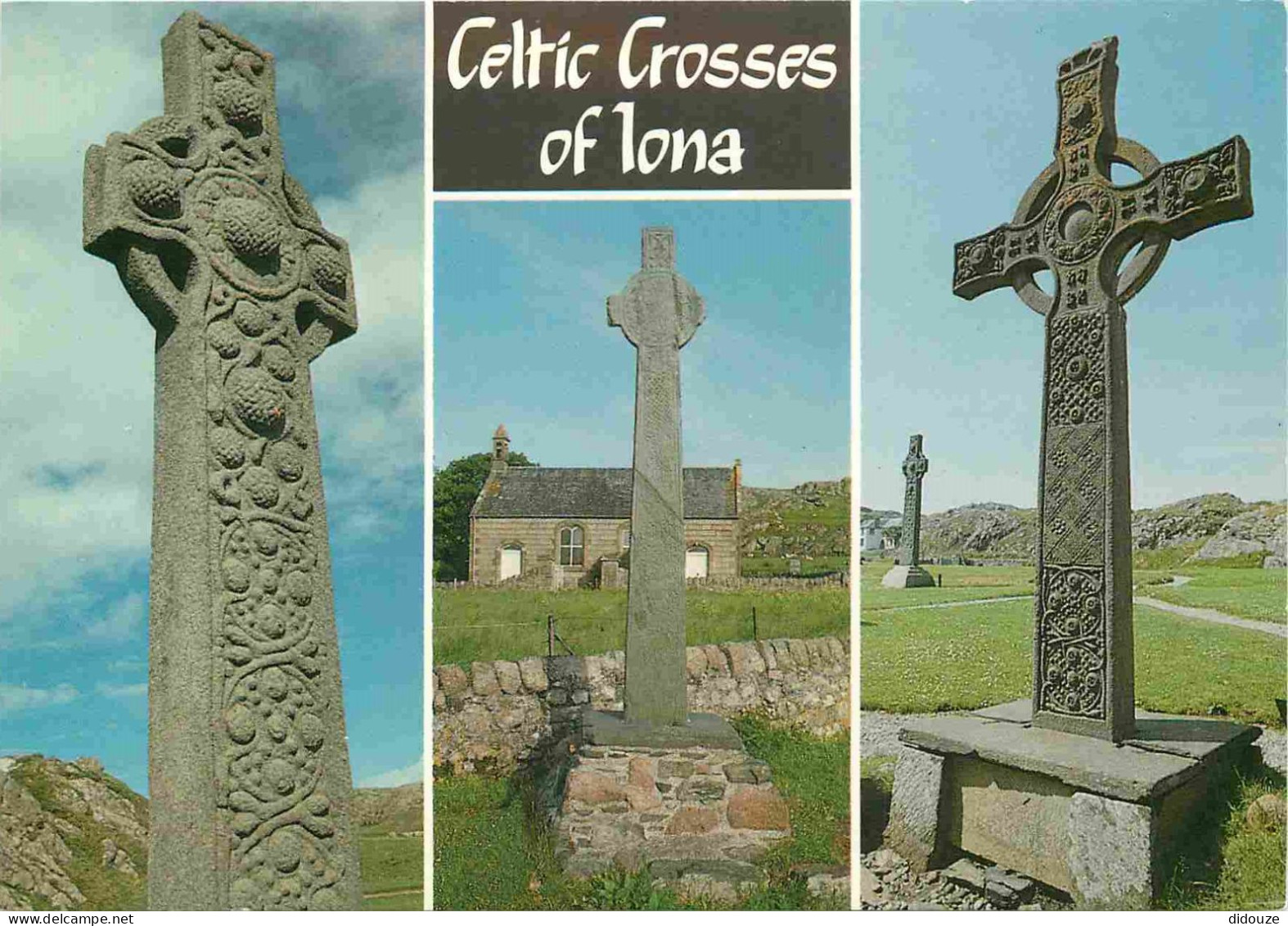 Angleterre - Celtic Crosses Of Iona - Multivues - Iles De La Manche - England - Royaume Uni - UK - United Kingdom - CPM  - Other & Unclassified