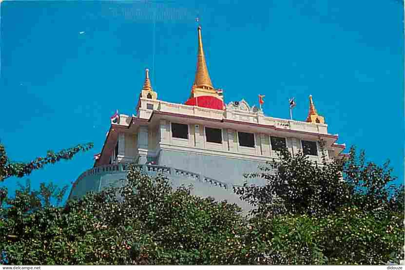 Thailande - Bangkok - Phukoo Thong - Golden Mount - Wat Sakes - Etat Pli Visible - CPM - Voir Scans Recto-Verso - Tailandia