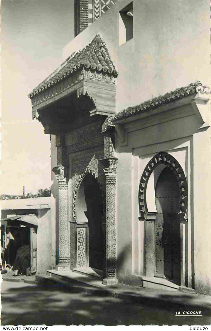 Maroc - Tanger - Rue San Francisco - Porte D'une Mosquée - Carte Dentelée - CPSM Format CPA - Voir Scans Recto-Verso - Tanger