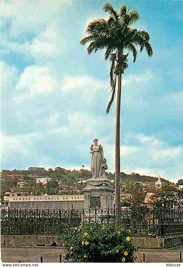 Martinique - Fort De France - Statue De L'Impératrice Joséphine Sur La Savane - Le Morne Desaix - Le Calvaire - CPM - Vo - Fort De France