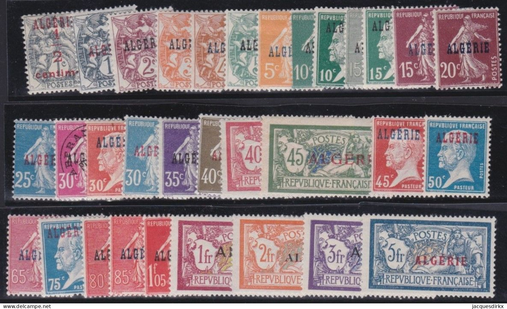 Algérie  .  Y&T   .    1/45  .      *    .    Neuf Avec Gomme - Unused Stamps
