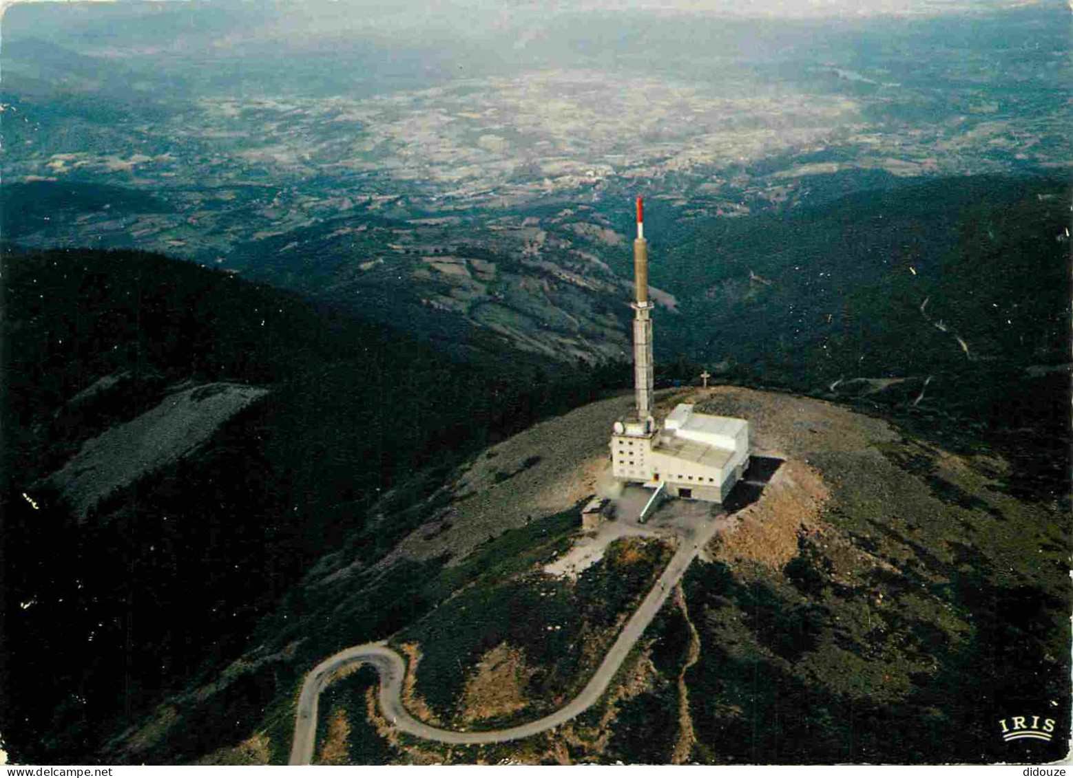 42 - Le Mont Pilat - La Tour De Télévision - Au Fond La Vallée Du Rhône - Carte Dentelée - CPM - Voir Scans Recto-Verso - Mont Pilat