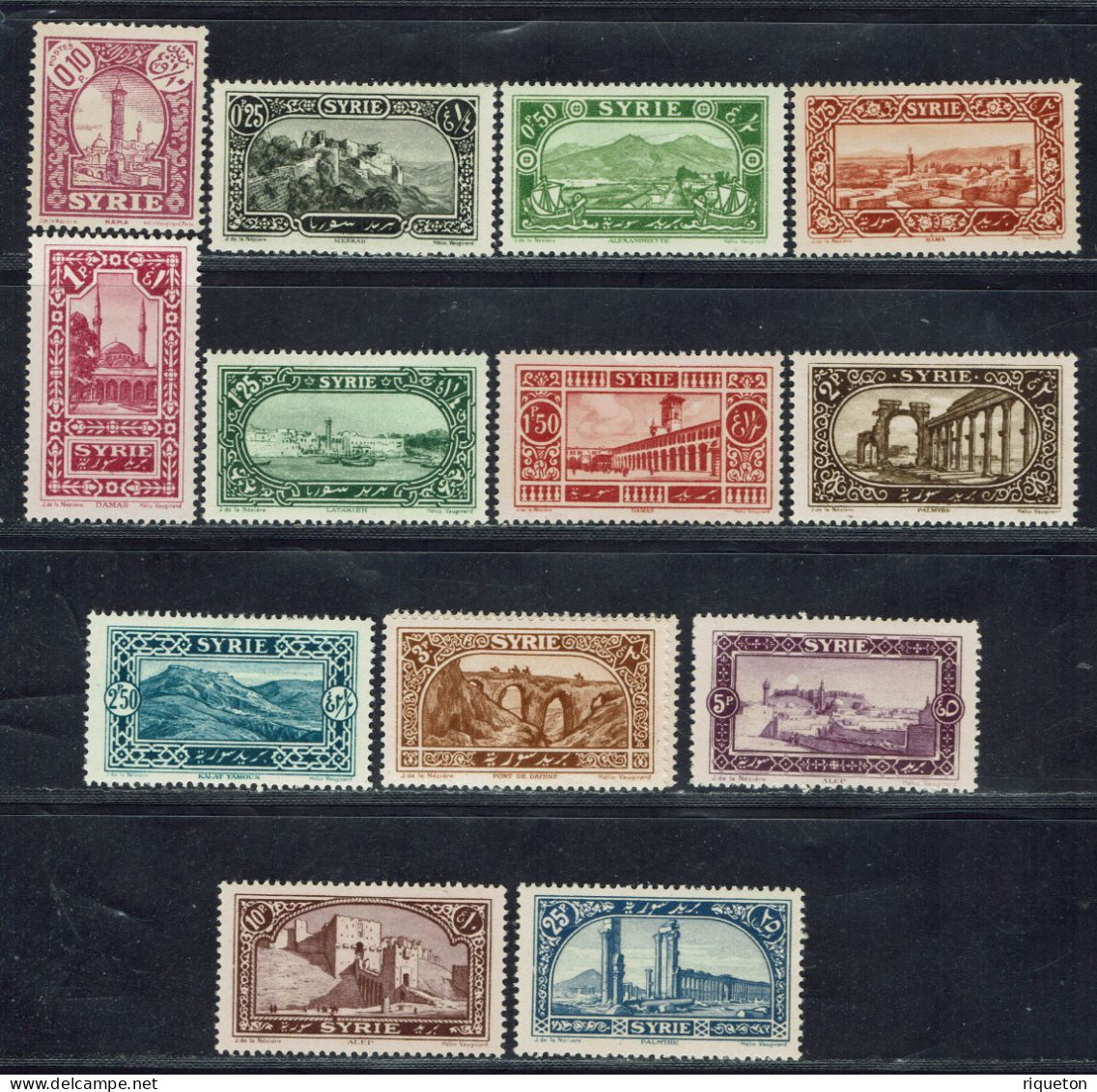 Syrie. 1925. N° 154 à 166* TB. - Unused Stamps