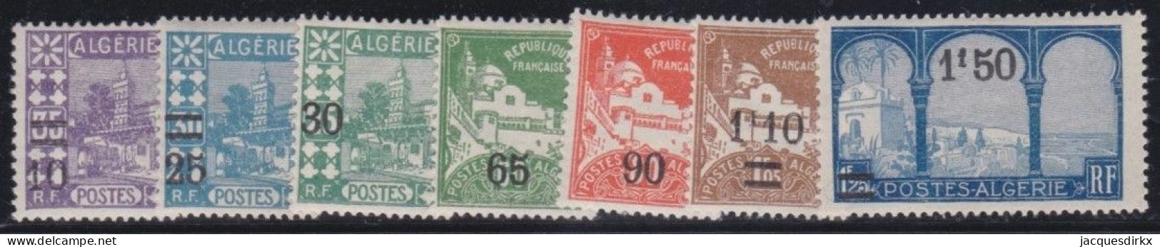 Algérie  .  Y&T   .    71/77    .      *    .    Neuf Avec Gomme - Unused Stamps