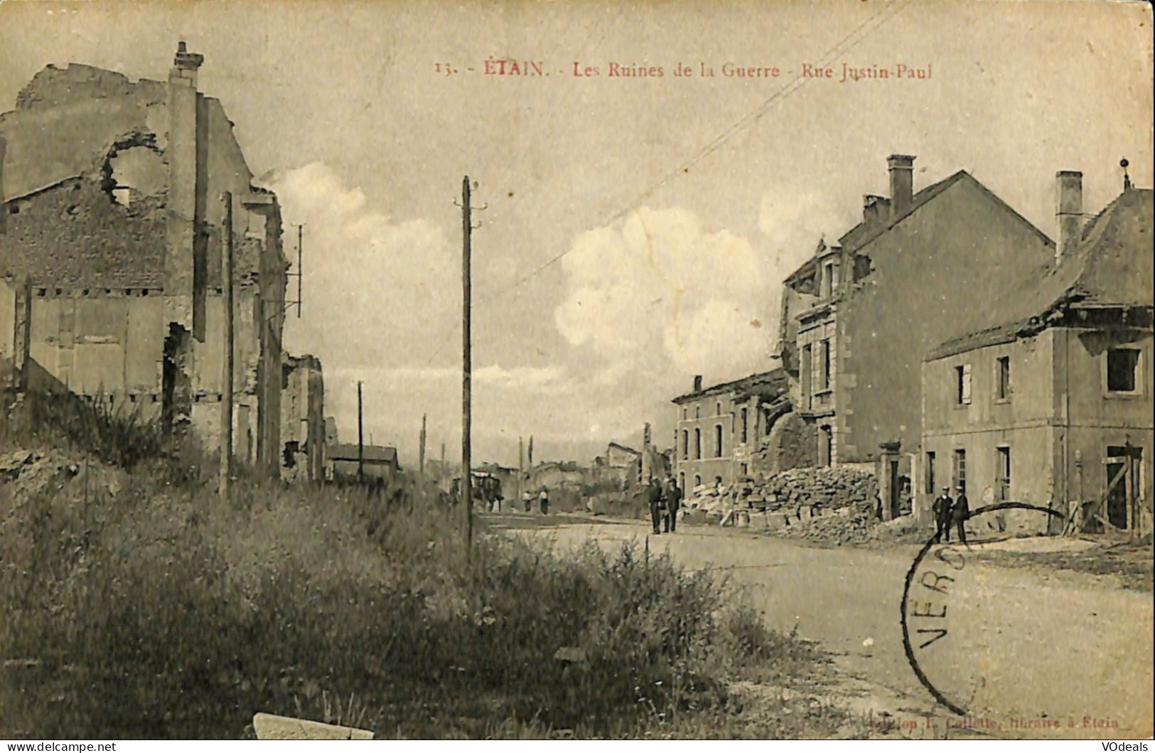 France - (55) Meuse - Etain - Les Ruines De La Guerre - Rue Justin-Paul - Etain