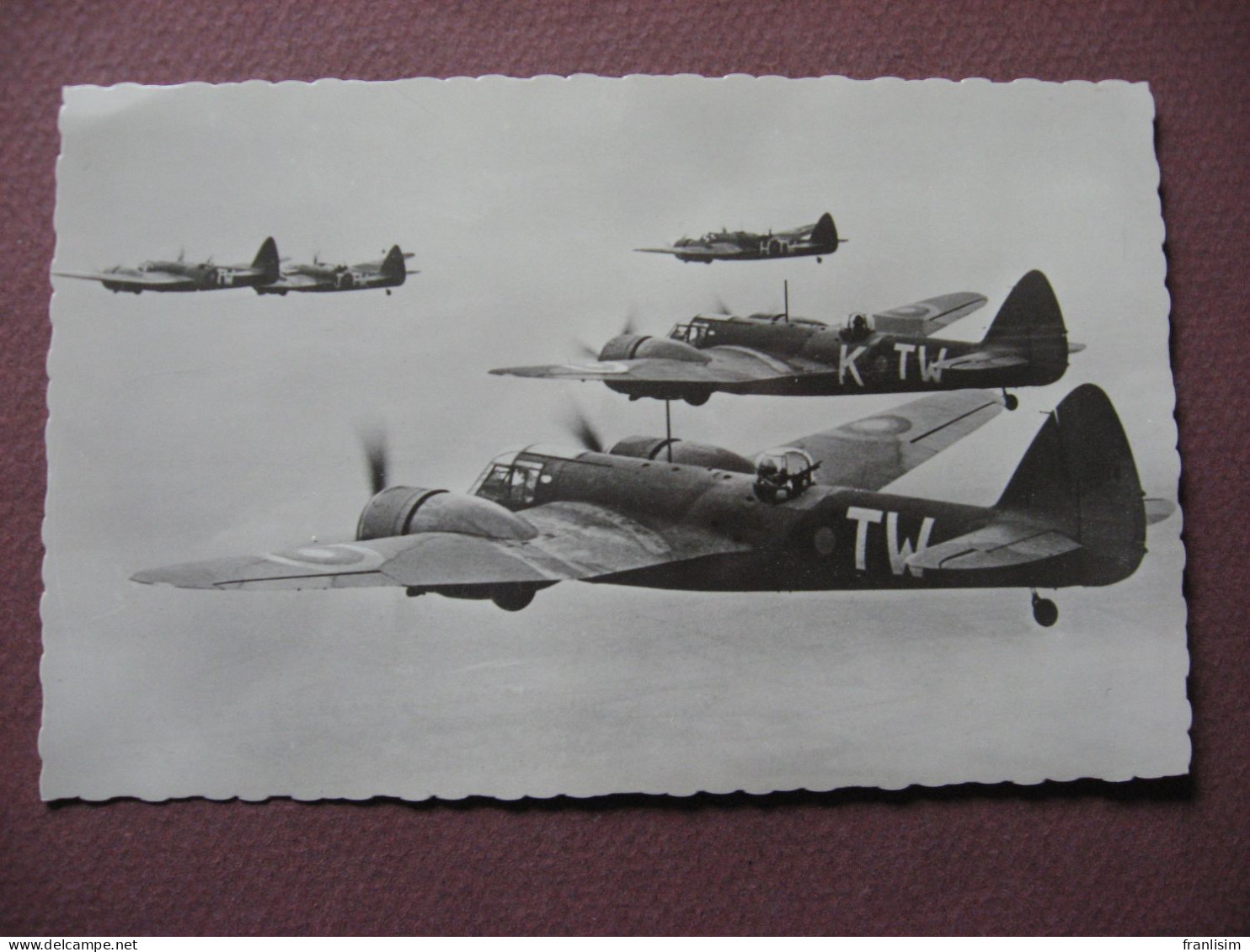 CPA PHOTO AVIATION AVION DE CHASSE GUERRE 1939 1945 ROYAL AIR FORCE Bristol Blenheim - 1939-1945: 2nd War