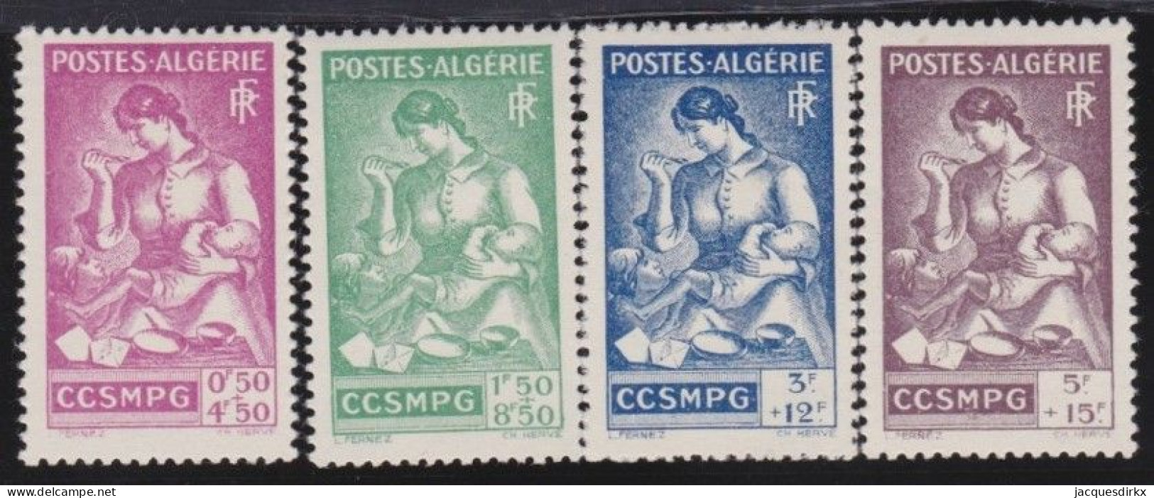 Algérie  .  Y&T   .   205/209    .      *    .    Neuf Avec Gomme - Unused Stamps