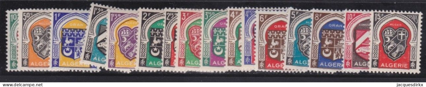 Algérie  .  Y&T   .    254/265 + 268/271 .      *    .    Neuf Avec Gomme - Unused Stamps