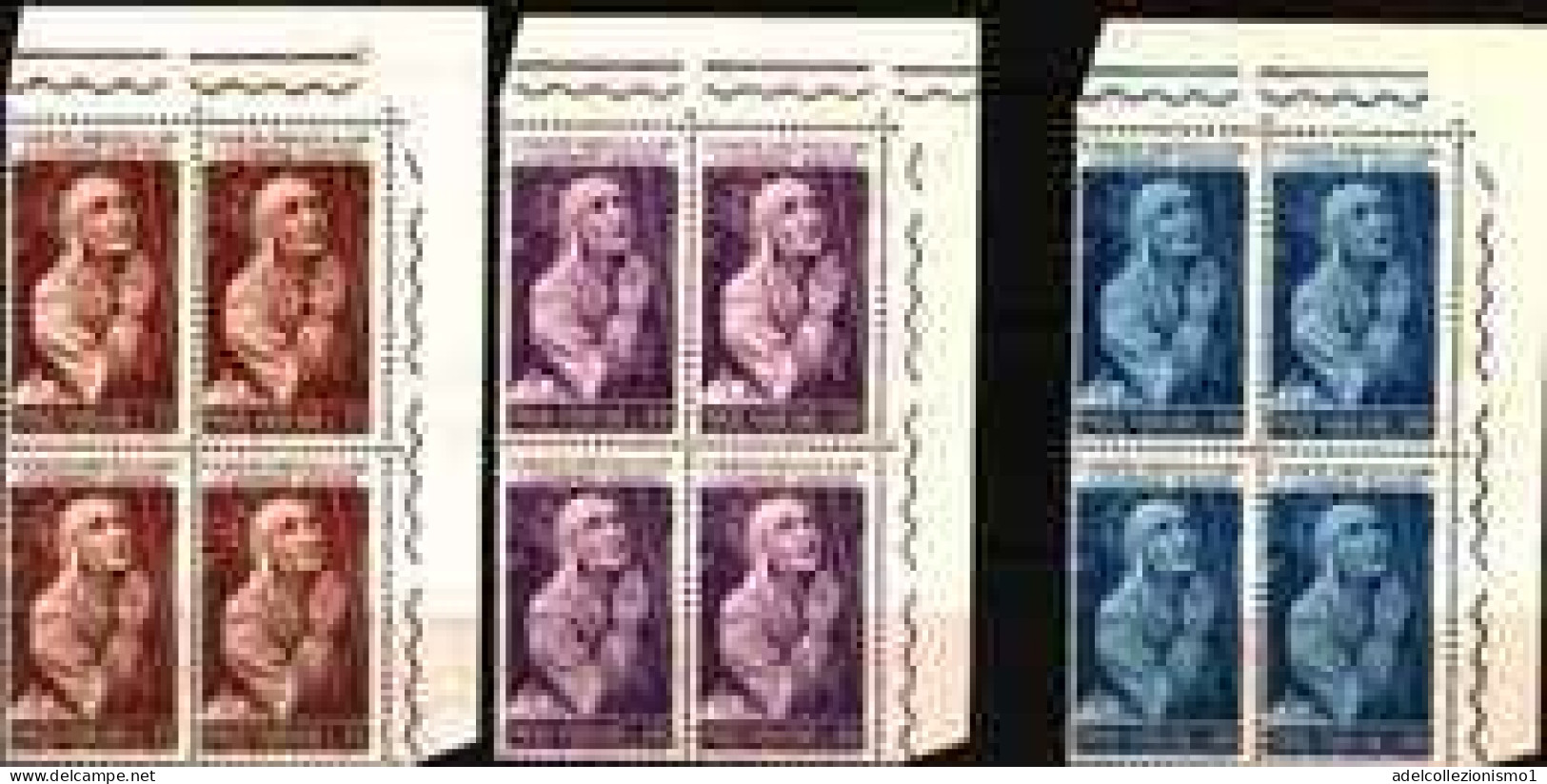 74136)  VATICANO LOTTO QUARTINE IN SERIE COMPLETE MNH** FOTO INDICATIVA - Unused Stamps