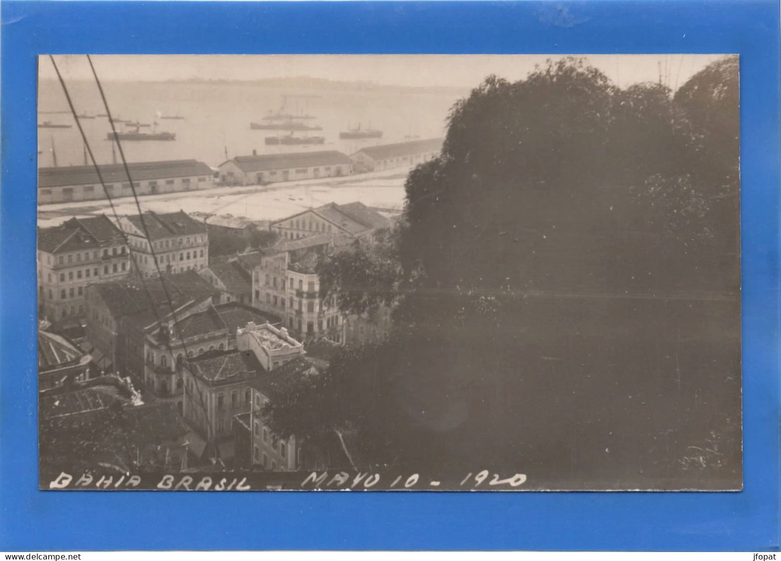 BRESIL - BAHIA Carte Photo Prise En 1920 - Altri