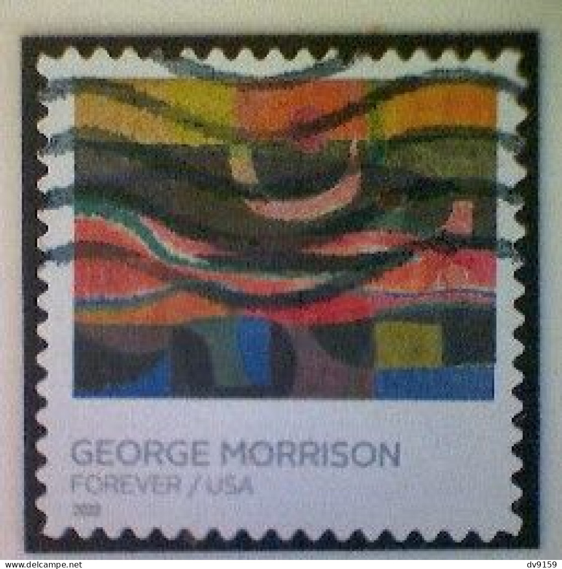 United States, Scott #5688, Used(o), 2022, George Morrison: Sun And River, (58¢) - Gebraucht