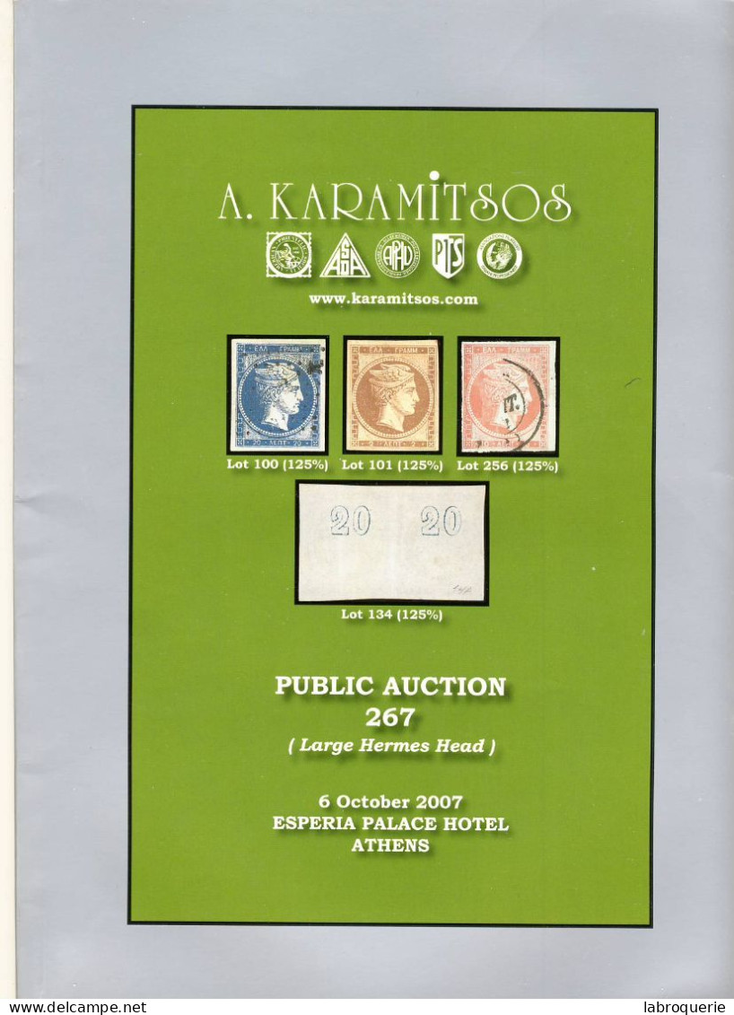 LIT - VP - KARAMITSOS - Vente N° 267 - GROSSES TÊTES D'HERMÈS - Catalogues For Auction Houses