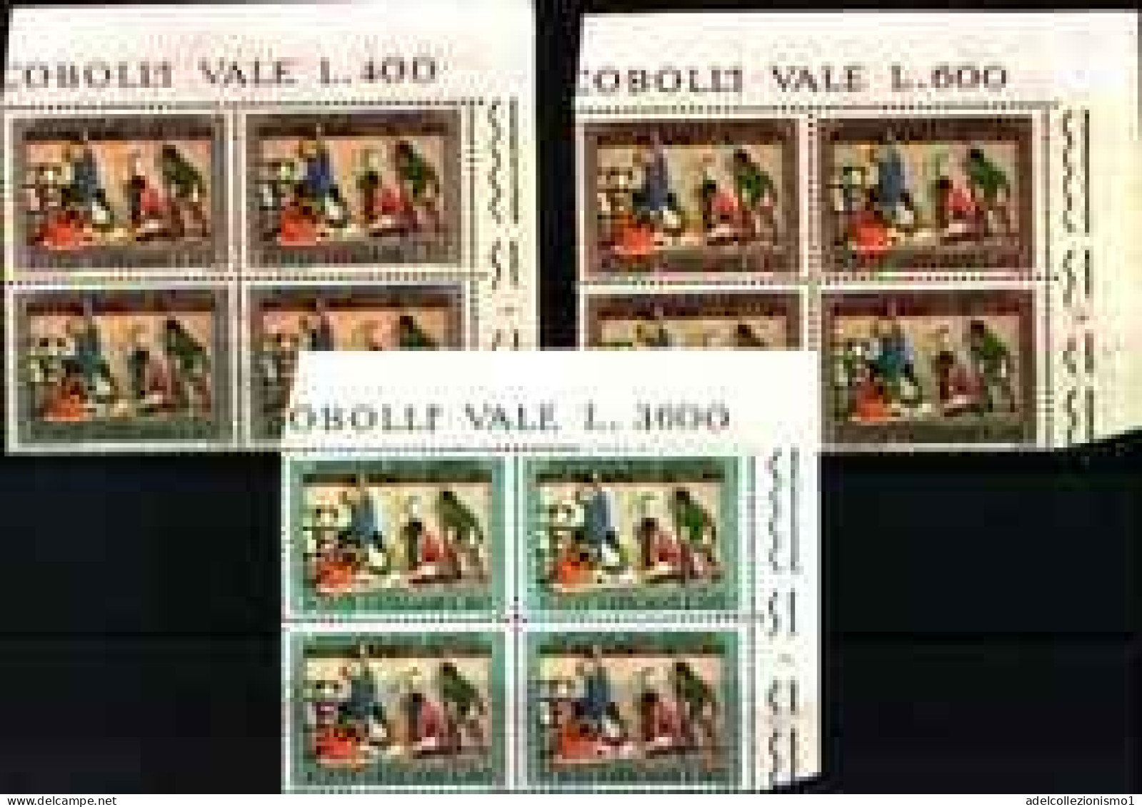 74140)  VATICANO LOTTO QUARTINE IN SERIE COMPLETE MNH** FOTO INDICATIVA - Neufs