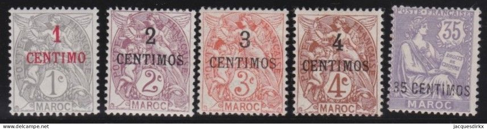 Maroc   .  Y&T   .    20/24     .      *    .    Neuf Avec Gomme - Unused Stamps