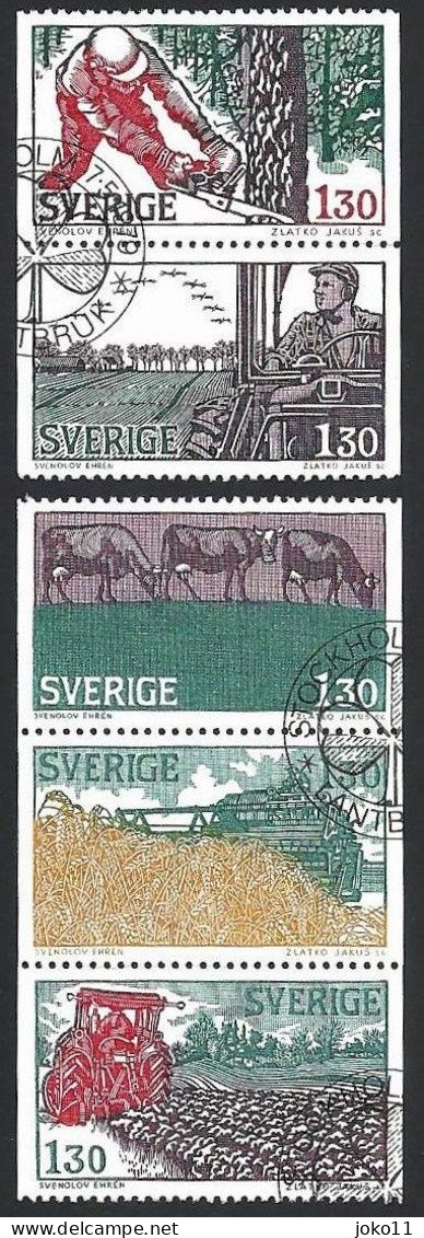 Schweden, 1979, Michel-Nr. 1060-1064, Gestempelt - Gebruikt