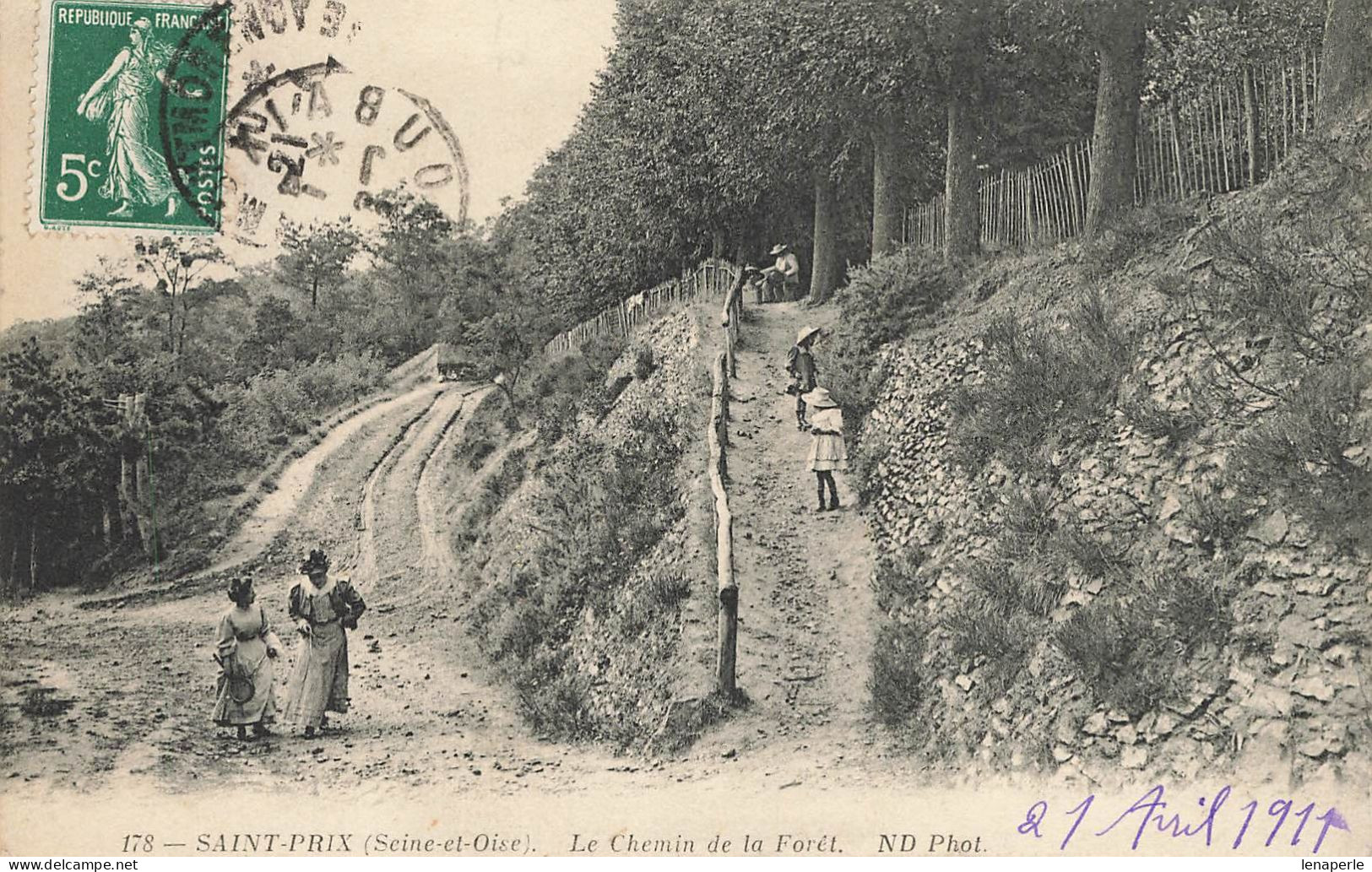 D5457 Saint Prix Le Chemin De Foret - Saint-Prix