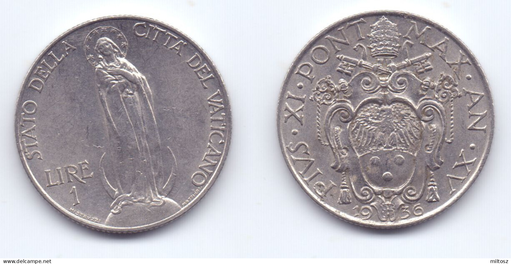 Vatican 1 Lira 1936 - Vatikan