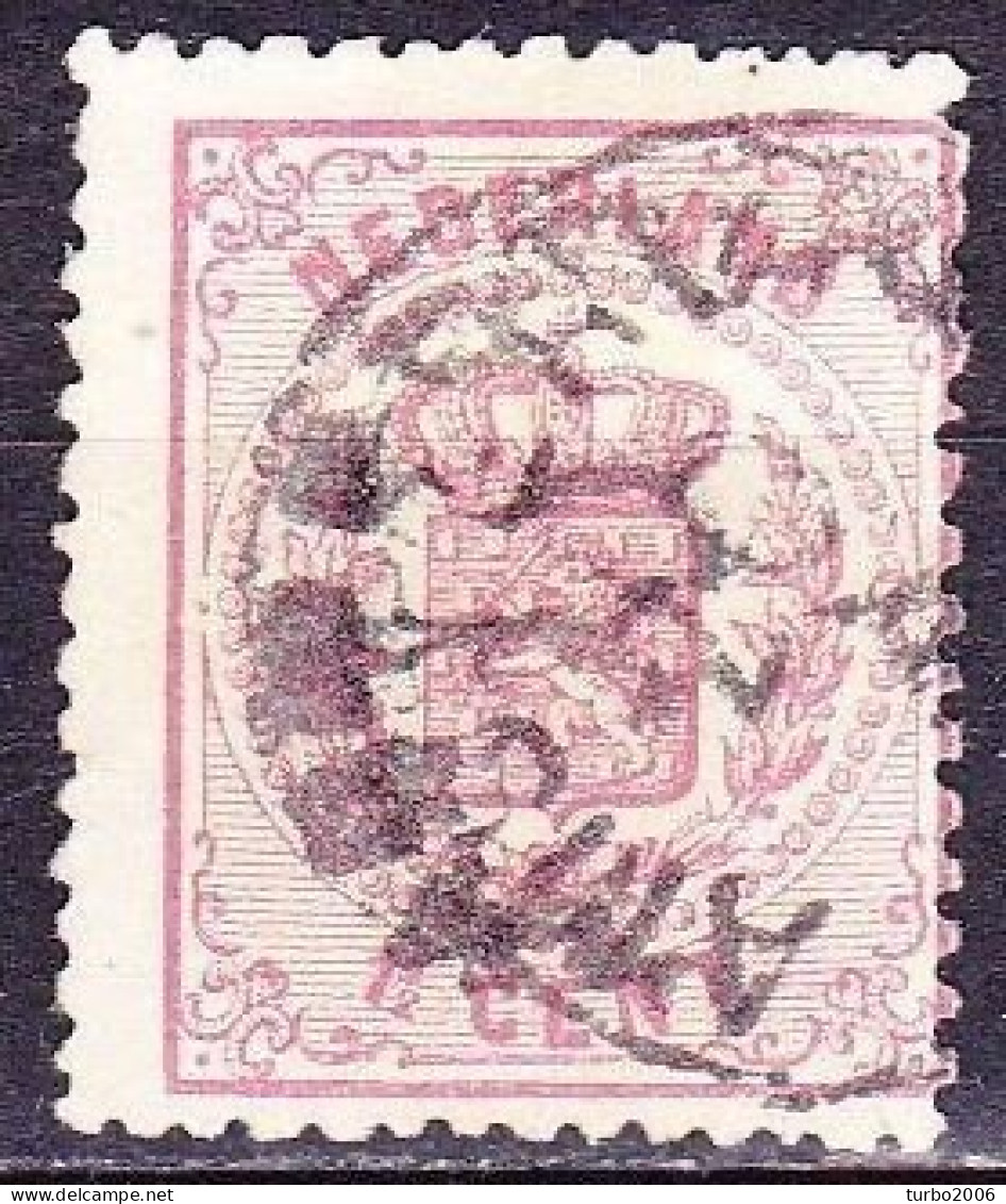 1869-1871 Wapenzegels 1½ Cent Roze Tanding 13¼ Kl.g. Dik Papier NVPH 16 B - Oblitérés