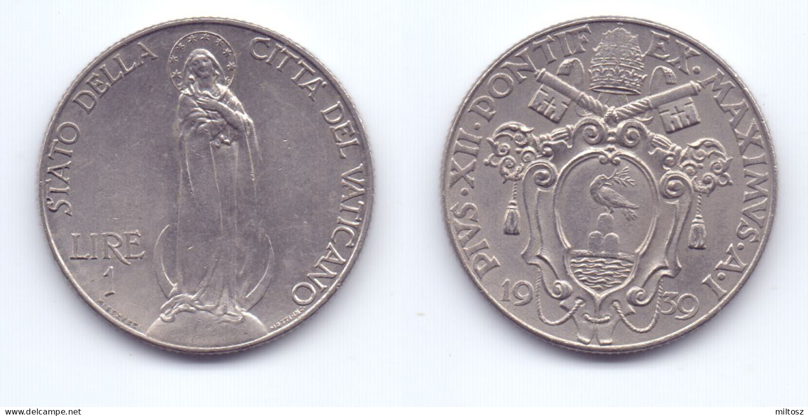 Vatican 1 Lira 1939 - Vatikan