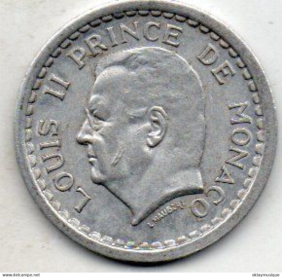 1 Franc  1943 - 1922-1949 Louis II.