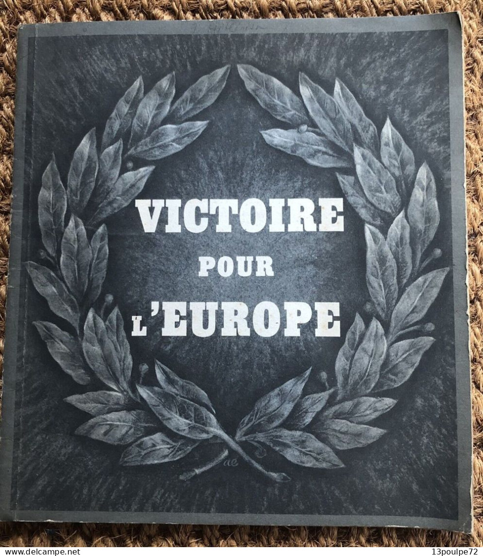 HITLER : VICTOIRE POUR L'EUROPE Brochure De Propagande En Français 1941 Nazisme - 1939-45