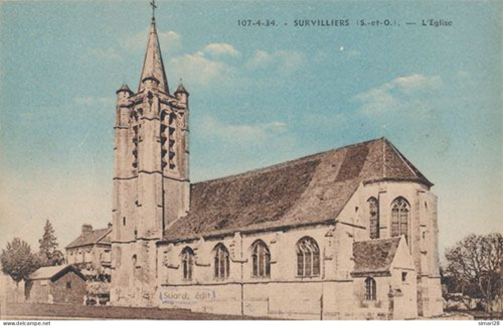 SURVILLIERS - N° 107-4-34 - L'EGLISE - Survilliers