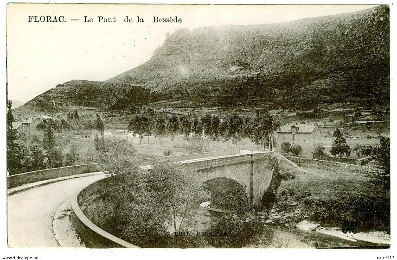 48 - B3325CPA - FLORAC - Le Pont De La BESSEDE - Parfait état - LOZERE - Florac