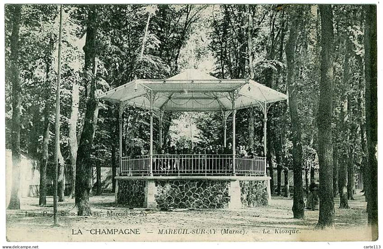 51 - B3005CPA - MAREUIL SUR AY - Le Kiosque - Assez Bon état - MARNE - Mareuil-sur-Ay