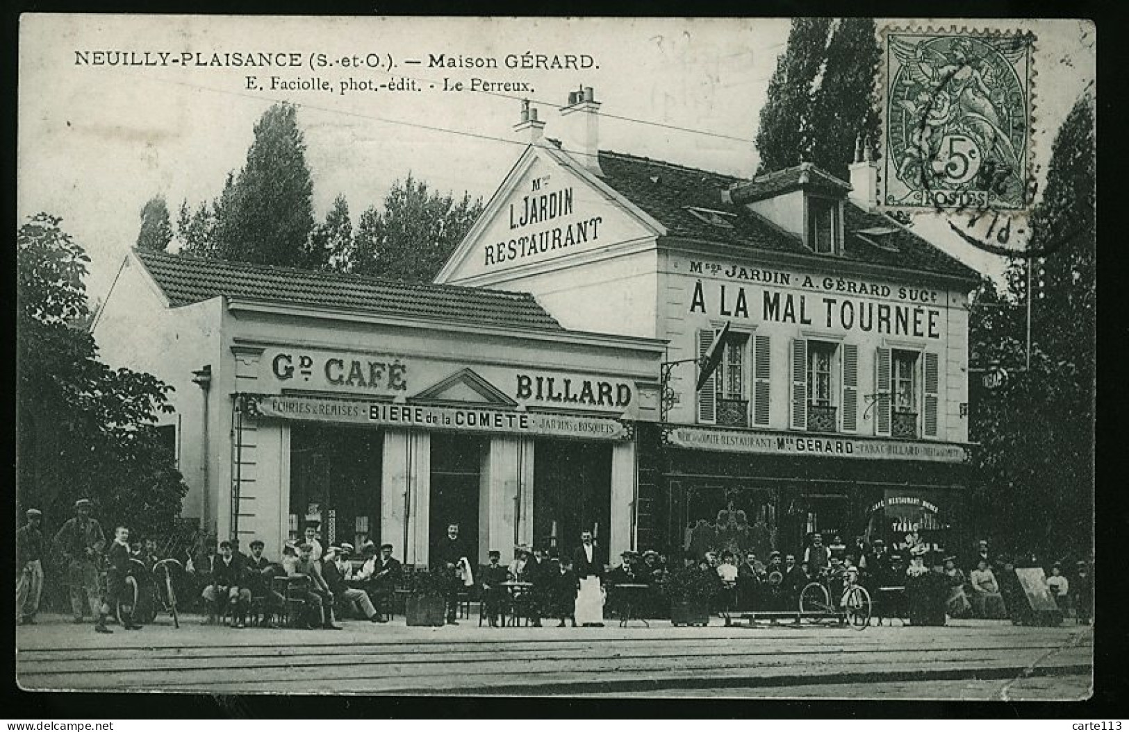 93 - T2449CPA - NEUILLY PLAISANCE - Maison Gérard (café Tabac) - Bon état - SEINE-SAINT-DENIS - Neuilly Plaisance