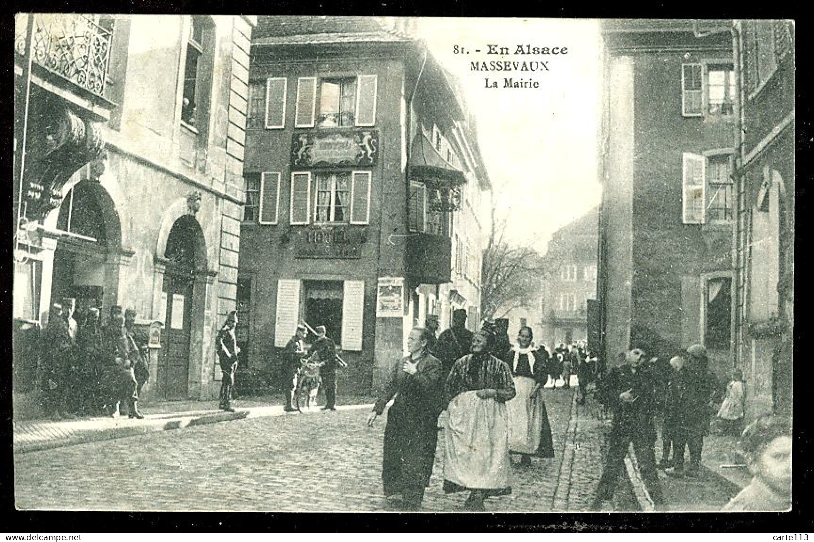 68 - B1716CPA - MASSEVAUX - 81 - La Mairie - Très Bon état - HAUT-RHIN - Masevaux