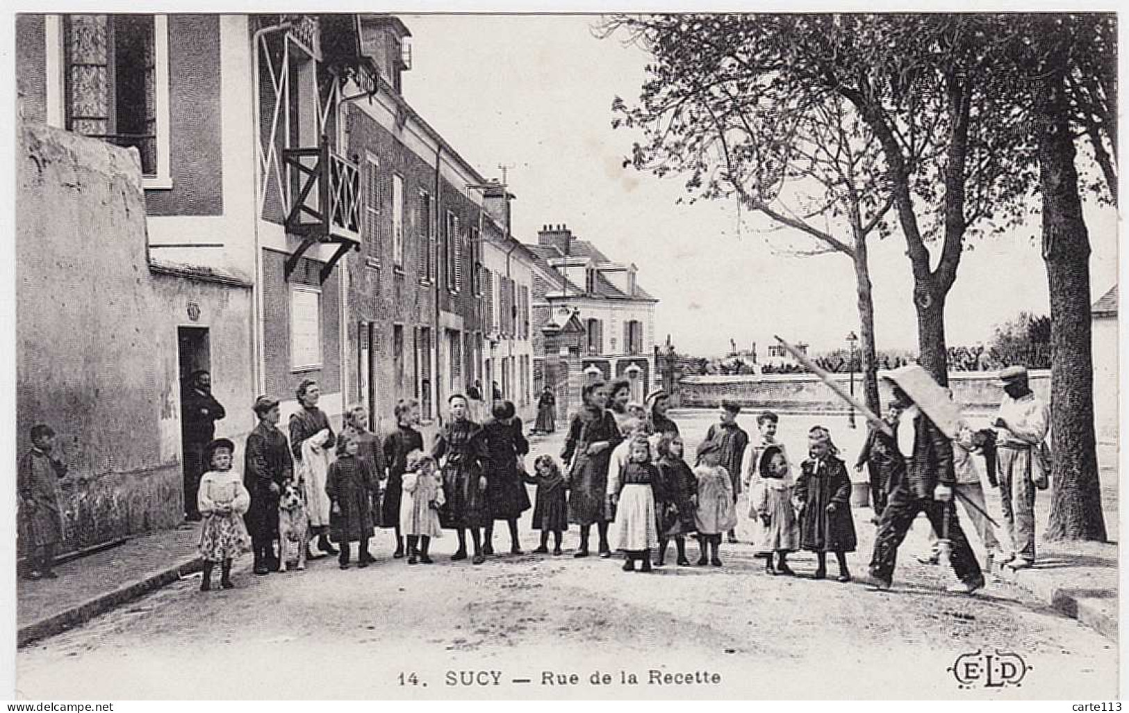 94 - B716CPA - SUCY - 14 - Rue De La Recette - Très Bon état - VAL-DE-MARNE - Sucy En Brie