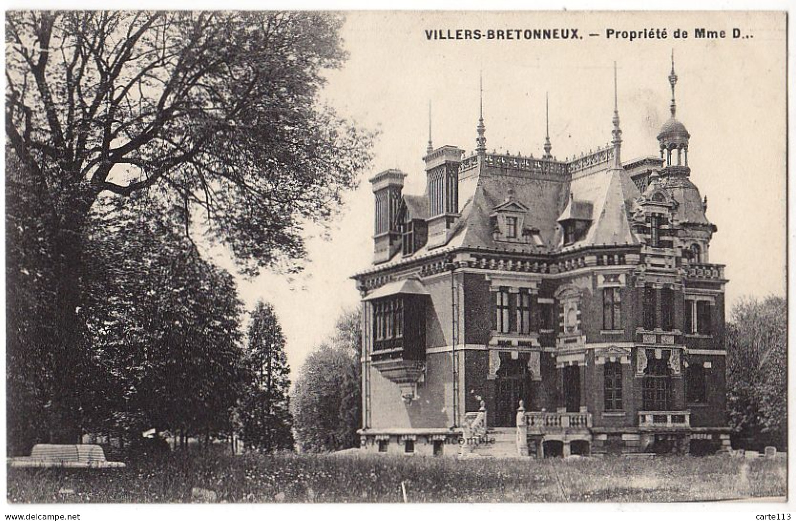 80 - B16779CPA - VILLERS BRETONNEUX - Propriete De Mme D - Très Bon état - SOMME - Villers Bretonneux