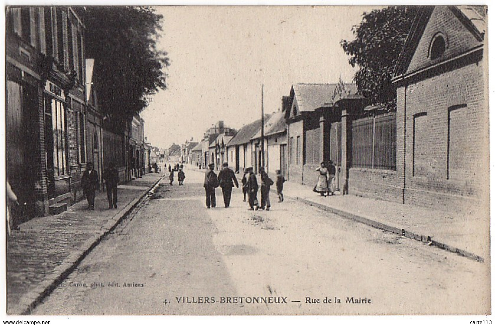 80 - B16780CPA - VILLERS BRETONNEUX - Rue De La Mairie - Très Bon état - SOMME - Villers Bretonneux