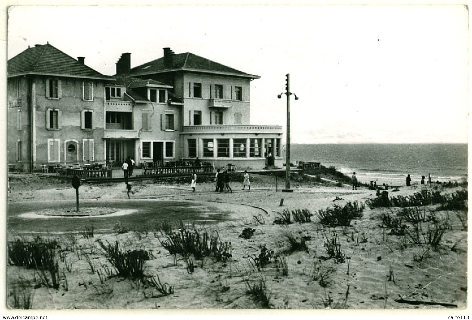 40 - B16758CPA - BISCARROSSE - PLAGE - Hotel De La Plage - Assez Bon état - LANDES - Biscarrosse