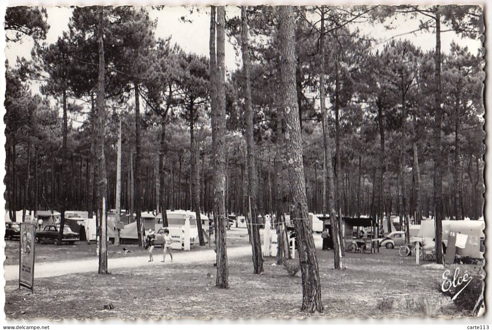 40 - L16741CPSM - BISCARROSSE - Le Camping - Bon état - LANDES - Biscarrosse