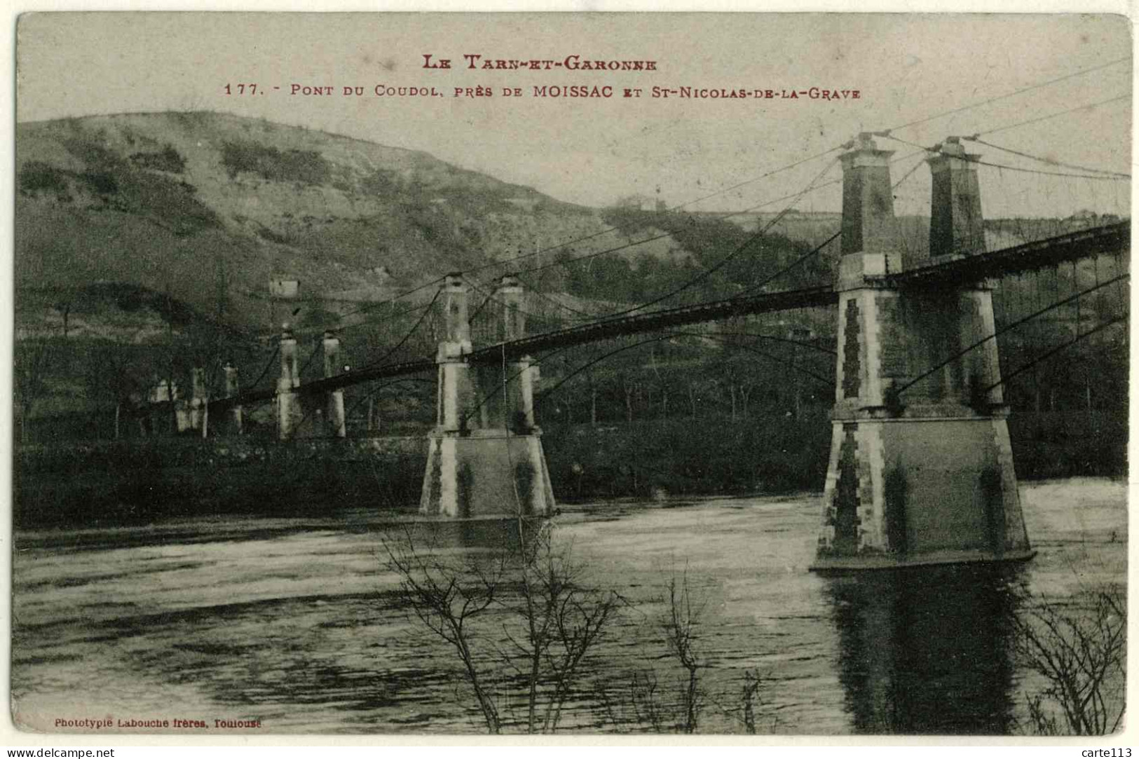 82 - B16438CPA - COUDOL - MOISSAC - Pont De Coudol - Bon état - TARN-ET-GARONNE - Beaumont De Lomagne