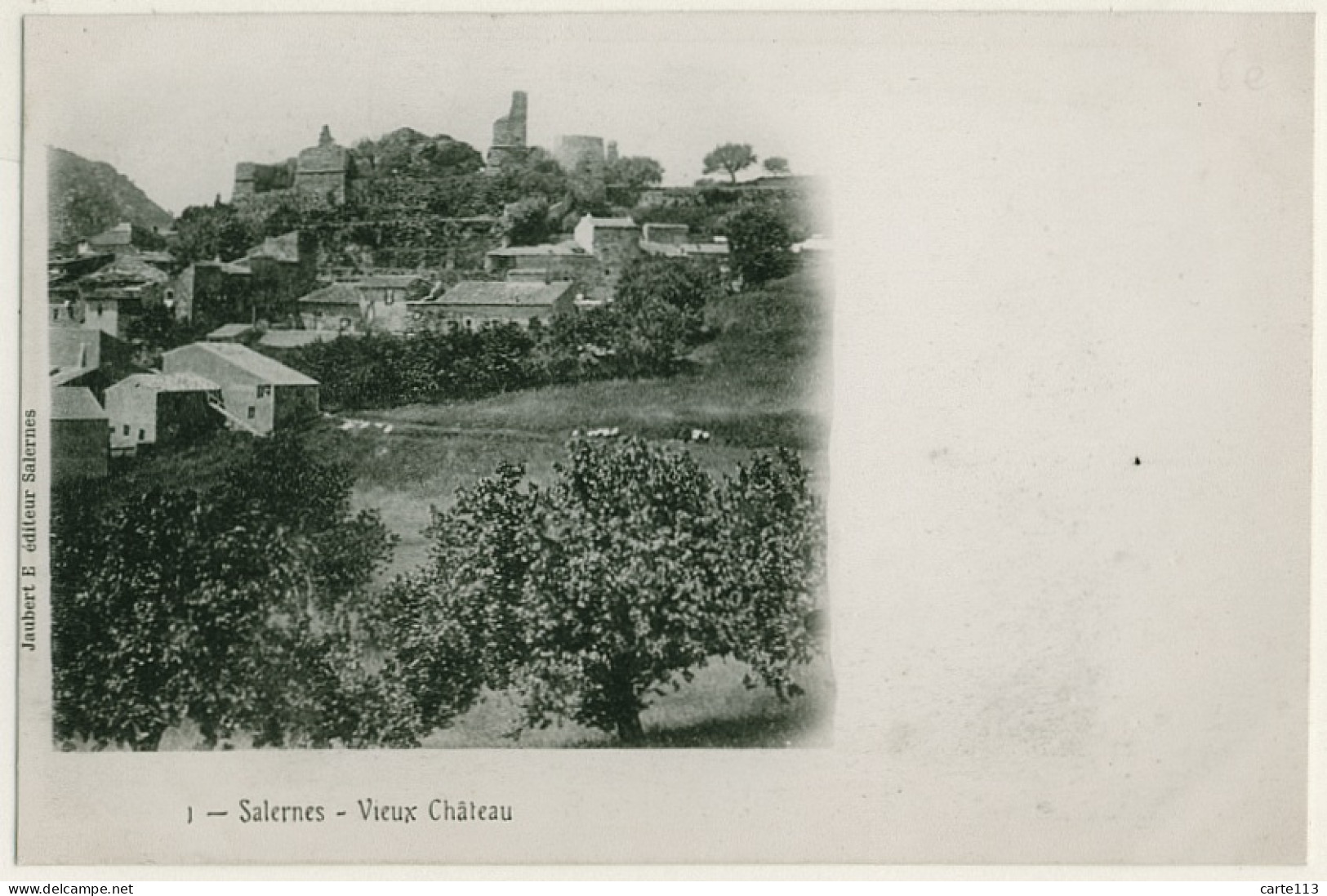83 - B15981CPA - SALERNES - Vieux Chateau - Parfait état - VAR - Salernes