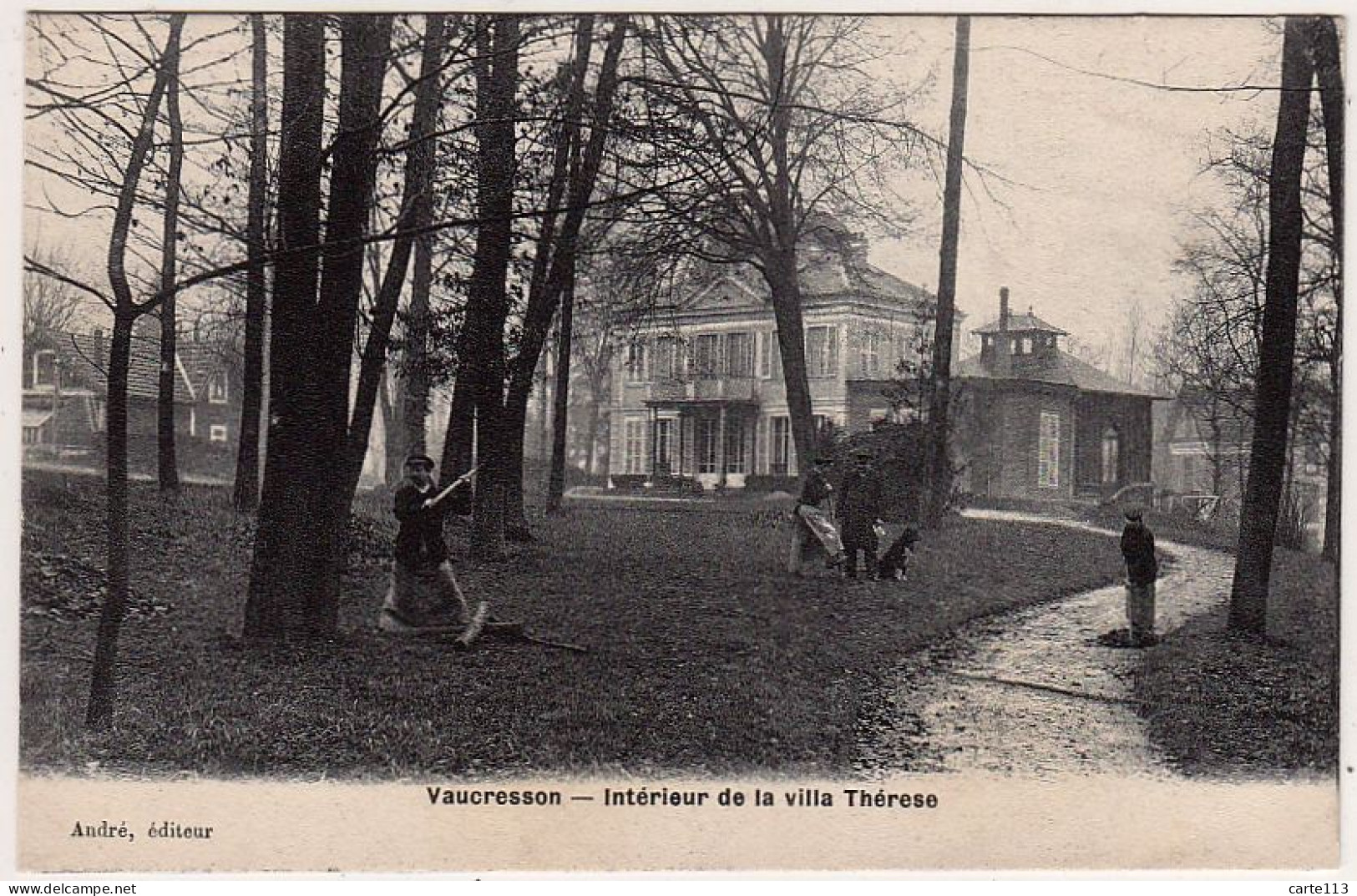 92 - B13308CPA - VAUCRESSON - Interieur De La Villa Thérese - Très Bon état - HAUTS-DE-SEINE - Vaucresson