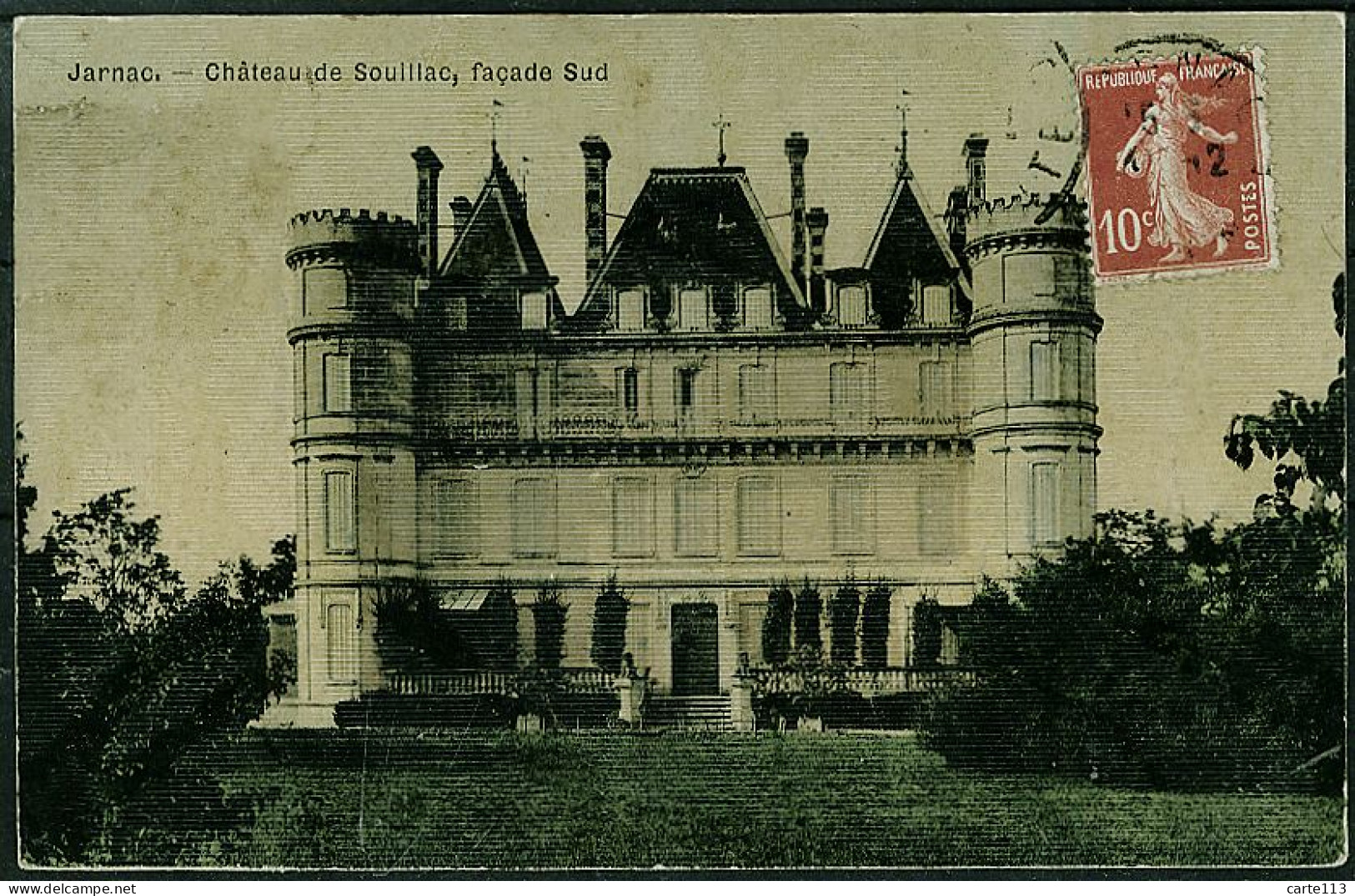 16 - B8744CPA - JARNAC - Château De Souillac - Très Bon état - CHARENTE - Jarnac