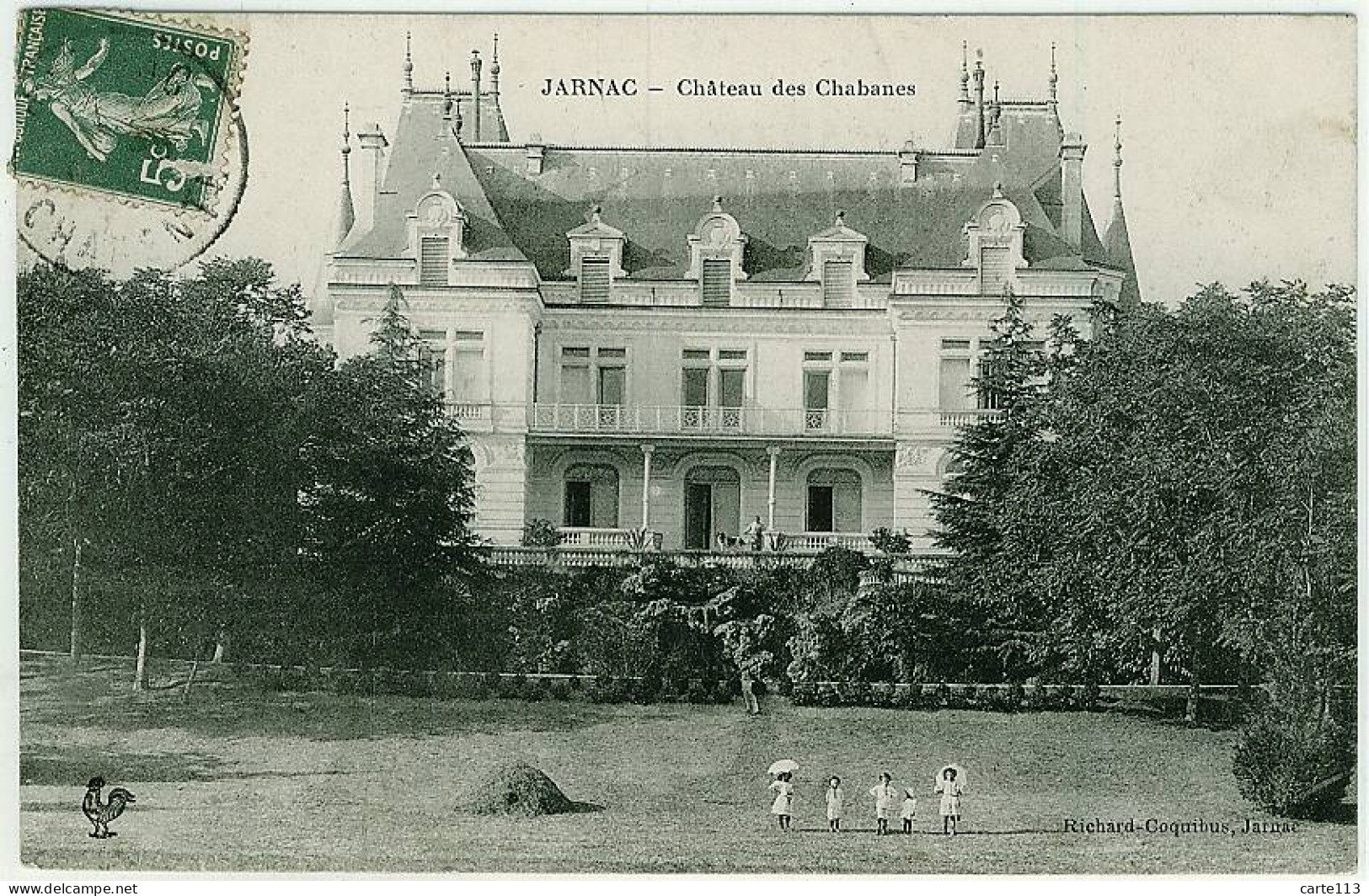 16 - B8745CPA - JARNAC - Château Des Chabanes - Très Bon état - CHARENTE - Jarnac