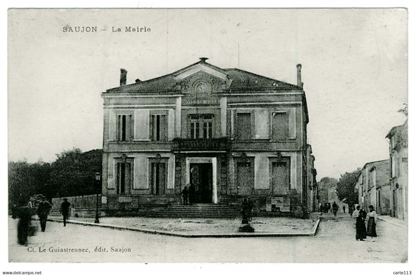 17 - B8162CPA - SAUJON - La Mairie - Très Bon état - CHARENTE-MARITIME - Saujon