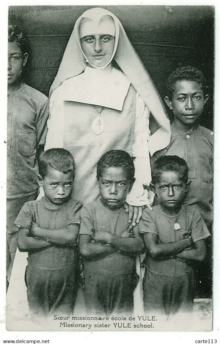 0 - T7383CPA - PAPOUASIE - NOUVELLE GUINEE - ISSOUDUN - Soeur Missionnaire Ecole De YULE - Bon état - OCEANIE - Papua New Guinea