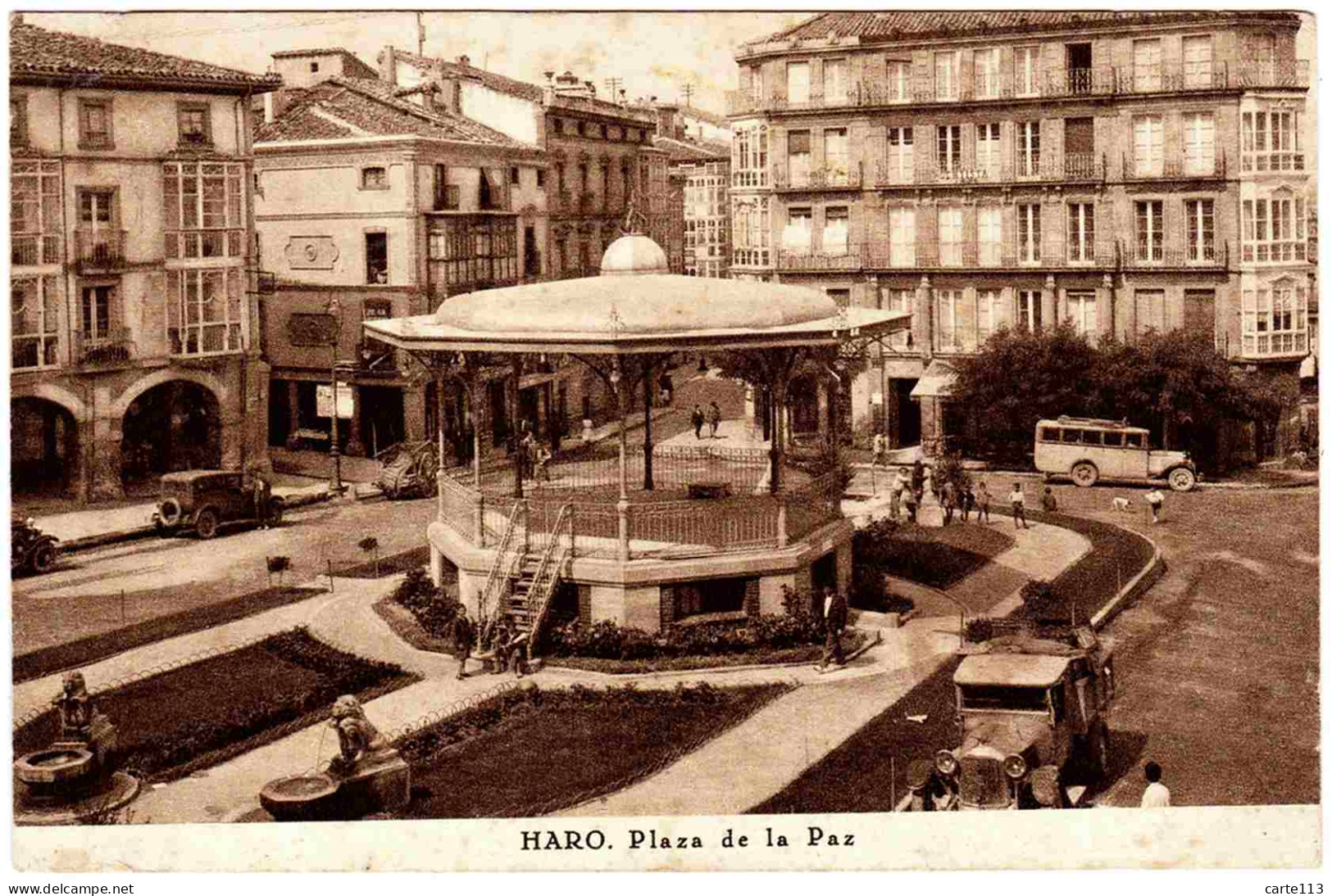 - B33656CPA - HARO - ESPANA - Plaza De La Paz - Bon état - EUROPE - La Rioja (Logrono)