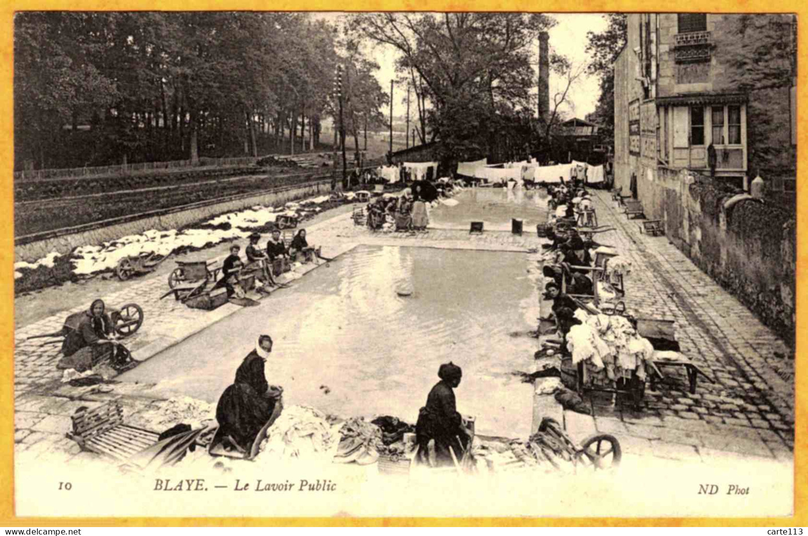 33 - B28287CPA - BLAYE - Le Lavoir Public - Très Bon état - GIRONDE - Blaye