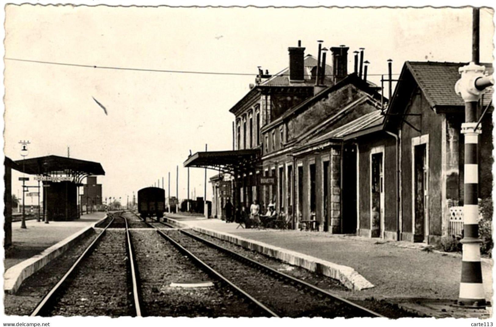 28 - B26249CPSM - AUNEAU - La Gare D' Orleans - Très Bon état - EURE-ET-LOIR - Auneau